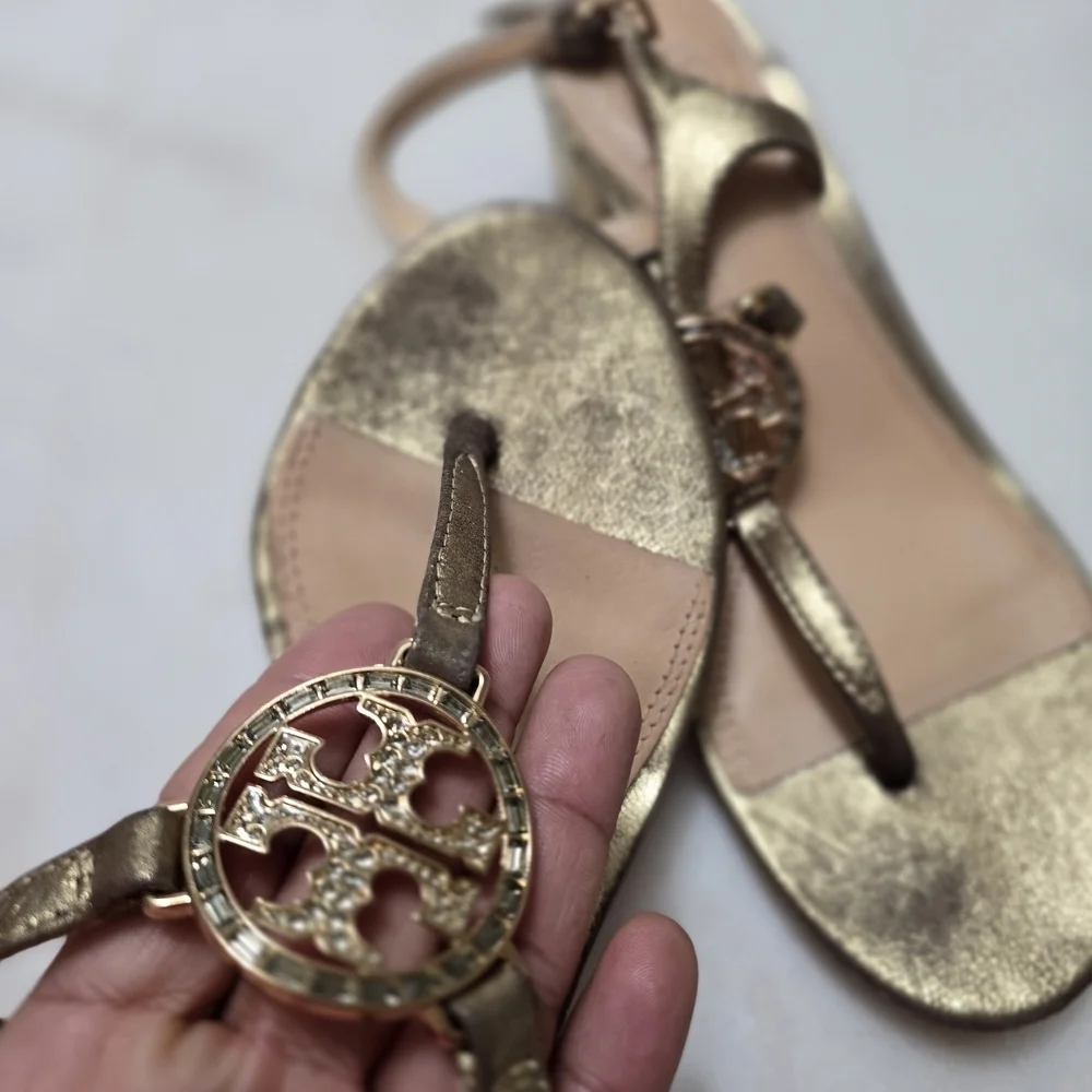 Tory Burch chic metallic